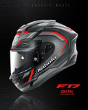 F-17 GP Mips ZESTAL - Flat Black Red