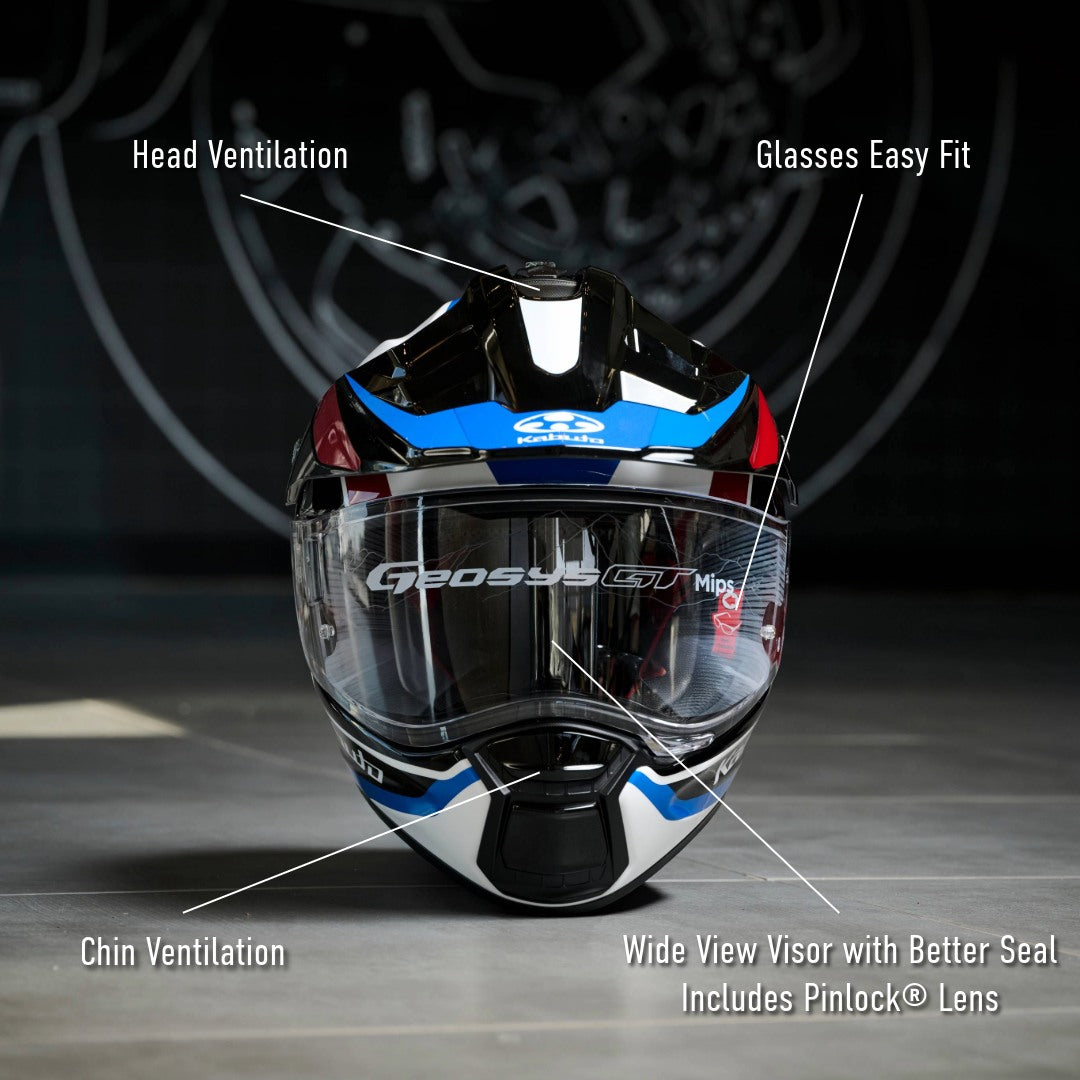 bulldozer helmet motorcycle helemt Kabuto Geosys GT MIPS Block Helmet