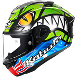 Kabuto F-17 Remy Gardner Replica motorcycle helmet on a white background