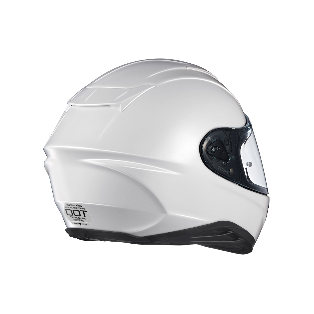 Kabuto Aeroblade-F Metallic White Motorcycle Helmet | Full Face