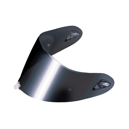 DAF-1 Shield Mirror Dark Silver