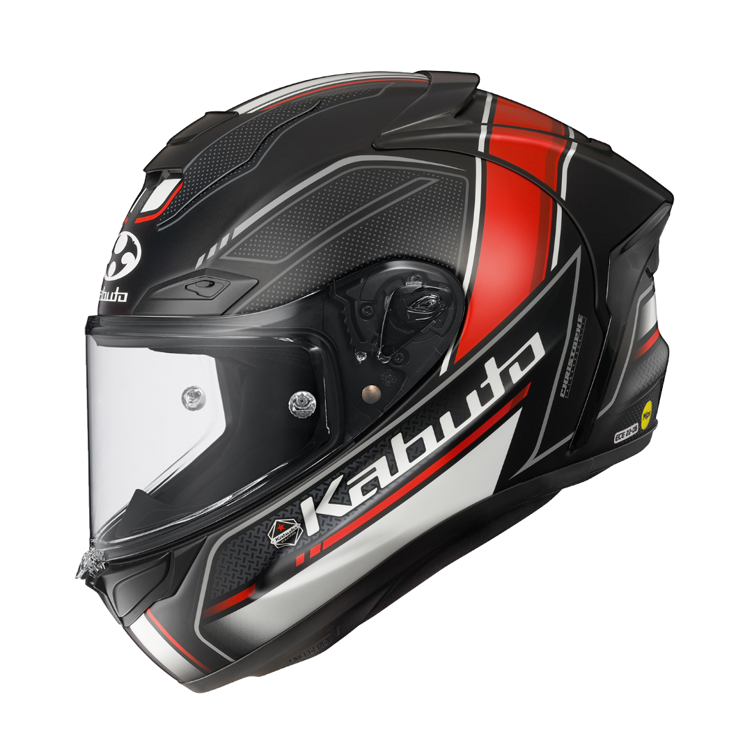 F-17 GP Mips FORTE - Flat Black Red