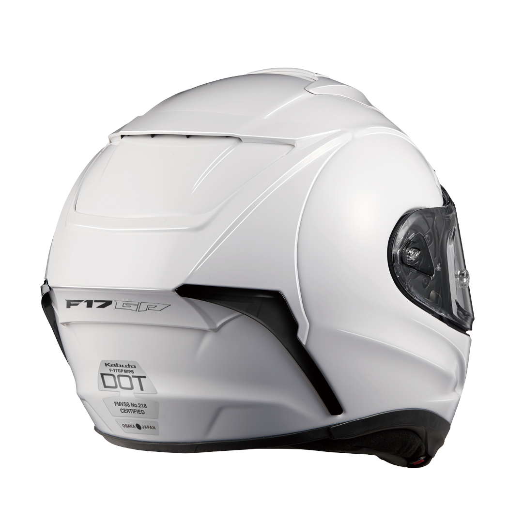 OGK Kabuto F-17 GP MIPS | White Metallic | Full Face Racing Helmet