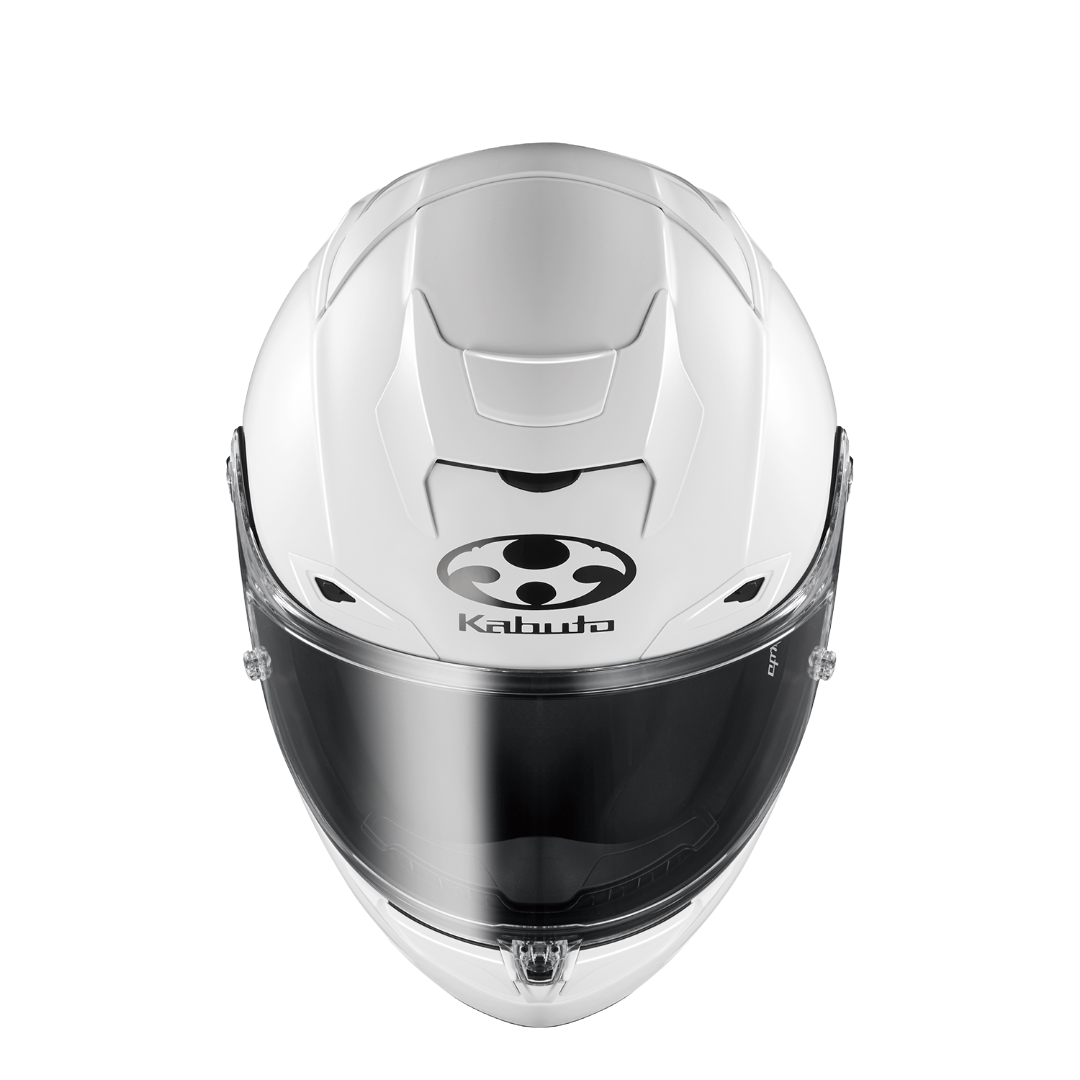 OGK Kabuto F-17 GP MIPS | White Metallic | Full Face Racing Helmet