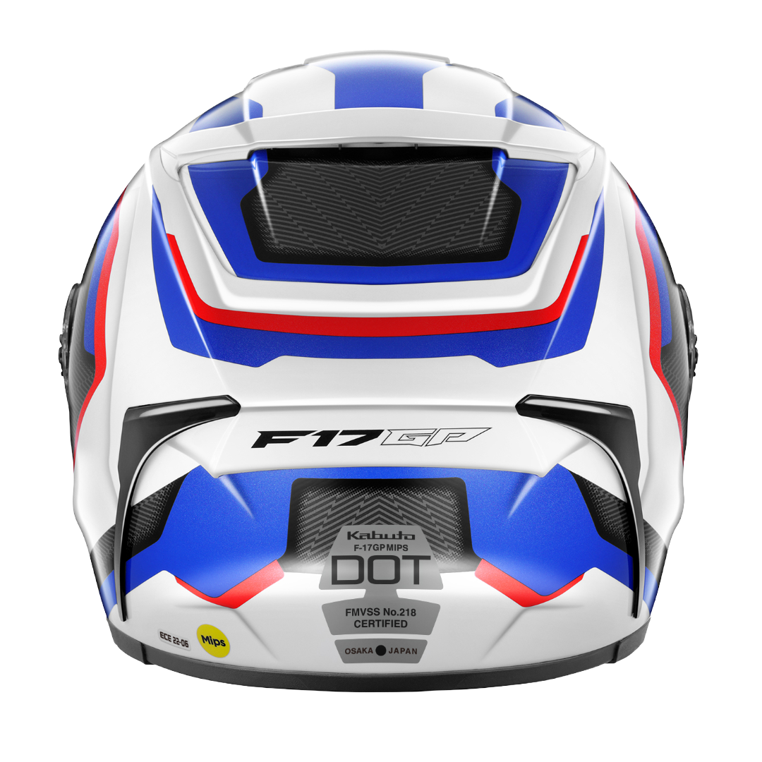 OGK Kabuto F-17 GP MIPS | ZESTAL White Blue Red | Racing Helmet OGK Kabuto F-17 GP MIPS | ZESTAL White Blue Red | Racing Helmet