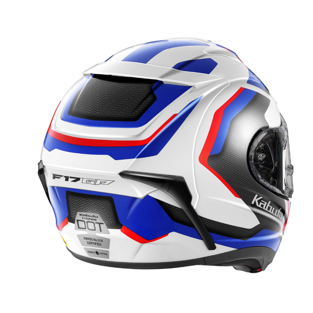 OGK Kabuto F-17 GP MIPS | ZESTAL White Blue Red | Racing Helmet OGK Kabuto F-17 GP MIPS | ZESTAL White Blue Red | Racing Helmet