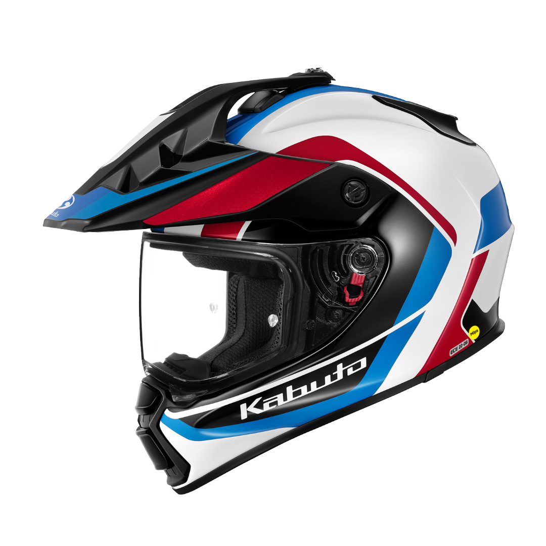 GEOSYS GT Mips BLOCK - White Blue Red