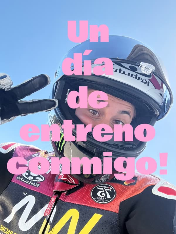 Beatriz Neila in her Kabuto helmet on a training day